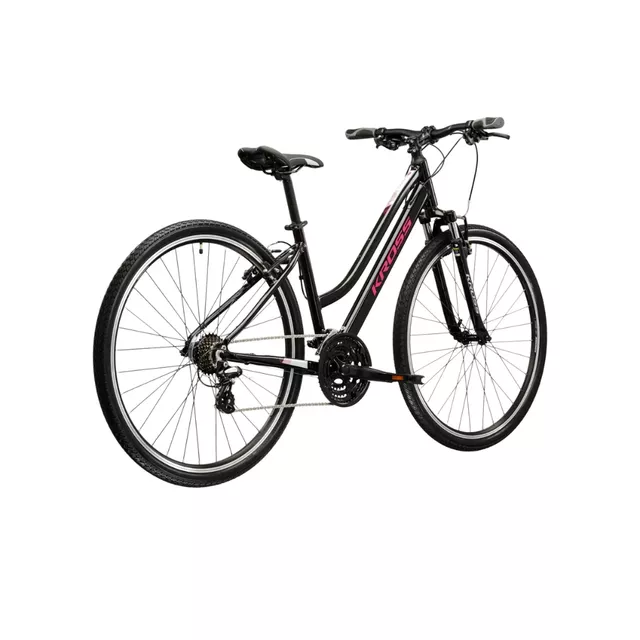 Damen Crossrad Kross Evado 2.0 28" Gen 007 - černá / růžová / lesk