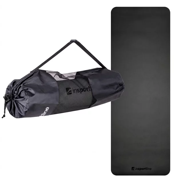 inSPORTline EVA Gymnastikmatte 173 x 60 cm - schwarz
