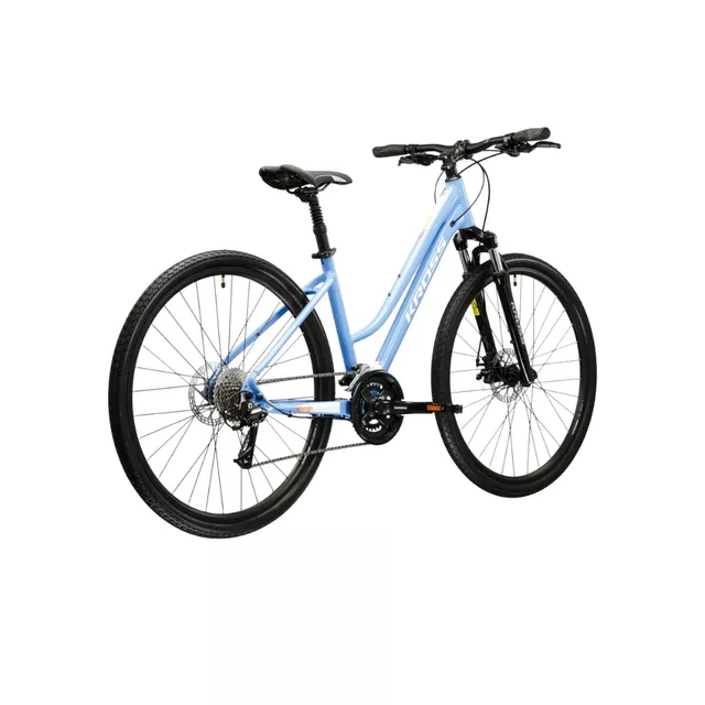 Damen Crossrad Kross Evado 3.0 28" Gen 007 - modrá / bílá / lesk