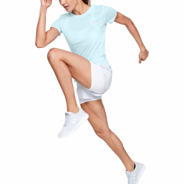 Under Armour Streaker 2.0 Short Sleeve Damen Lauf T-Shirt - Rift Blue