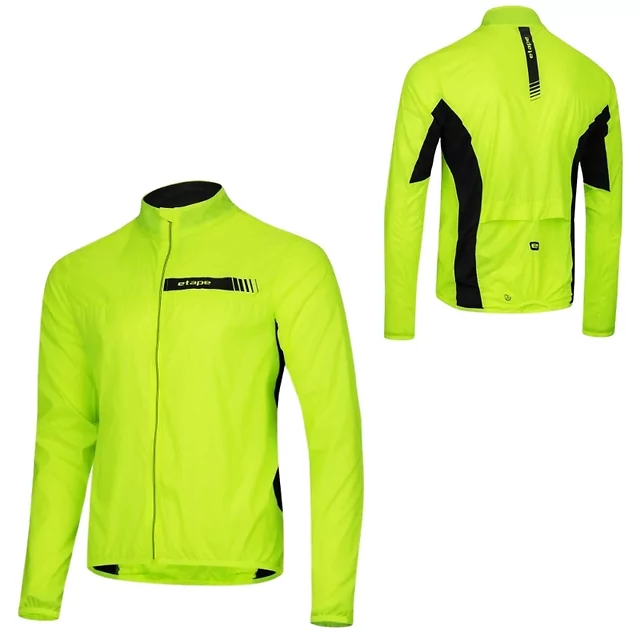 Herren-Windjacke Etape Bora 2.0 - gelb fluo