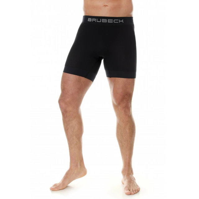 Herren-Boxershorts mit Fahrradfutter Brubeck BX11420 - schwarz
