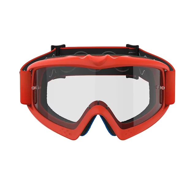 Alpinestars Vision Youth Kinder Motocrossbrille - Corp oranžová, čiré plexi