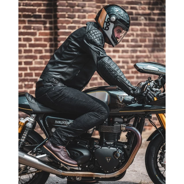 Cassida Fiber OPG Motorradhelm Schwarz/Gold/Silber - L(59-60)