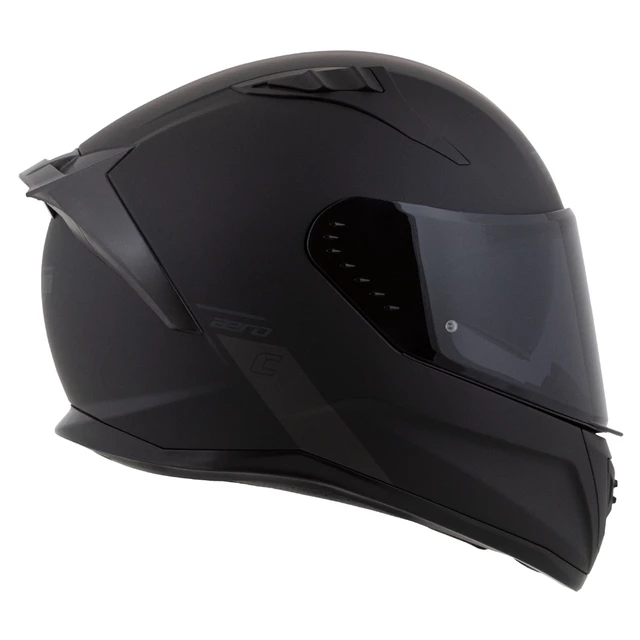 Motorradhelm Cassida Aero Solid schwarz matt/grau