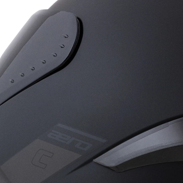 Motorradhelm Cassida Aero Solid schwarz matt/grau