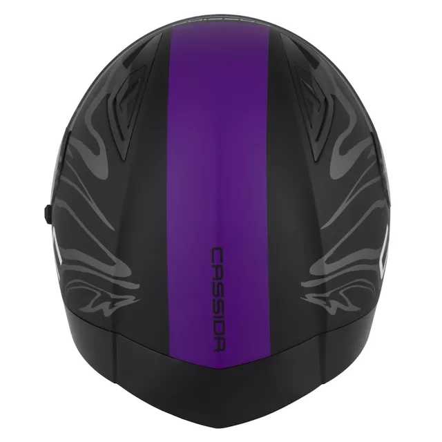 Cassida Orbit Multivers Motorradhelm schwarz matt/violett/grau/weiß