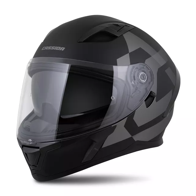 Motorradhelm Cassida Orbit Grind schwarz matt/grau