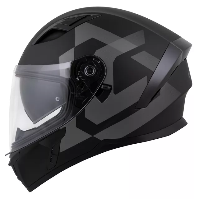 Motorradhelm Cassida Orbit Grind schwarz matt/grau