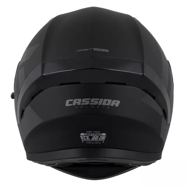 Motorradhelm Cassida Orbit Grind schwarz matt/grau