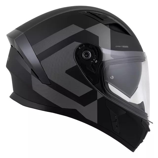 Motorradhelm Cassida Orbit Grind schwarz matt/grau