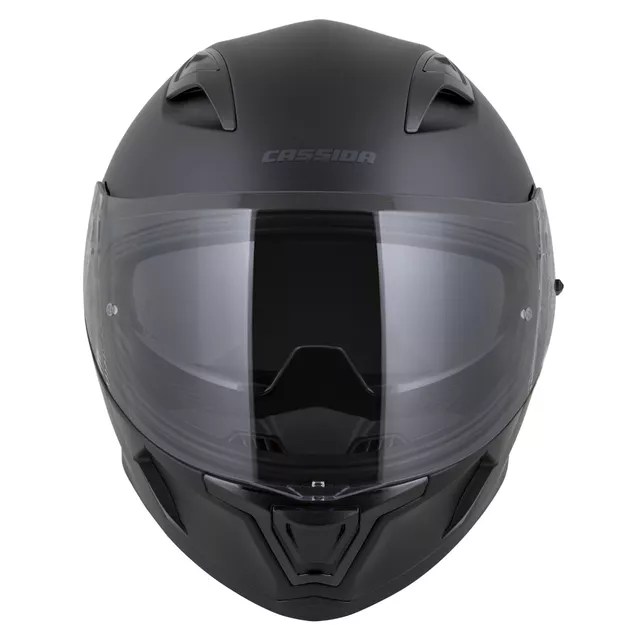 Motorradhelm Cassida Orbit Solid schwarz matte/schwarz