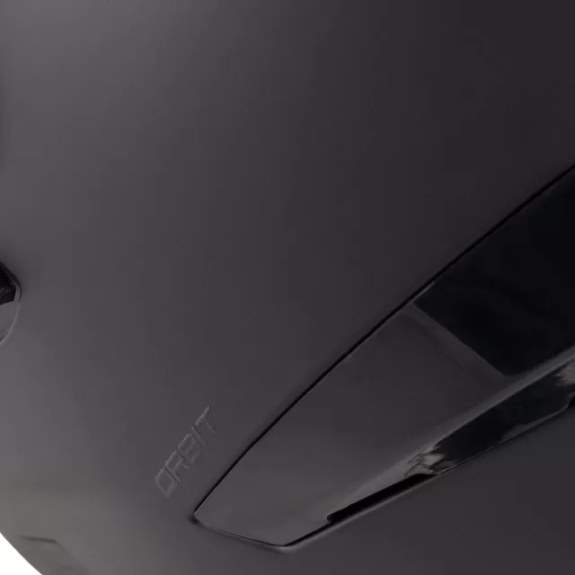 Motorradhelm Cassida Orbit Solid schwarz matte/schwarz