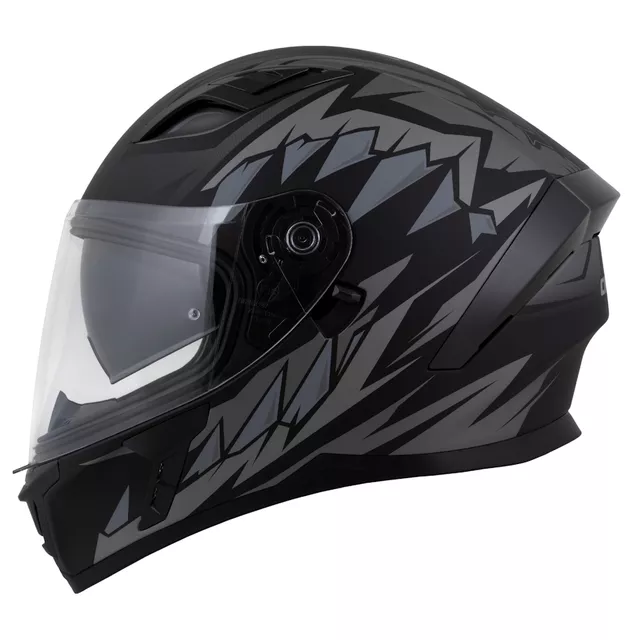 Cassida Orbit StriX Motorradhelm schwarz matt/grau