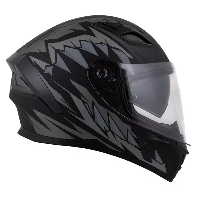 Cassida Orbit StriX Motorradhelm schwarz matt/grau