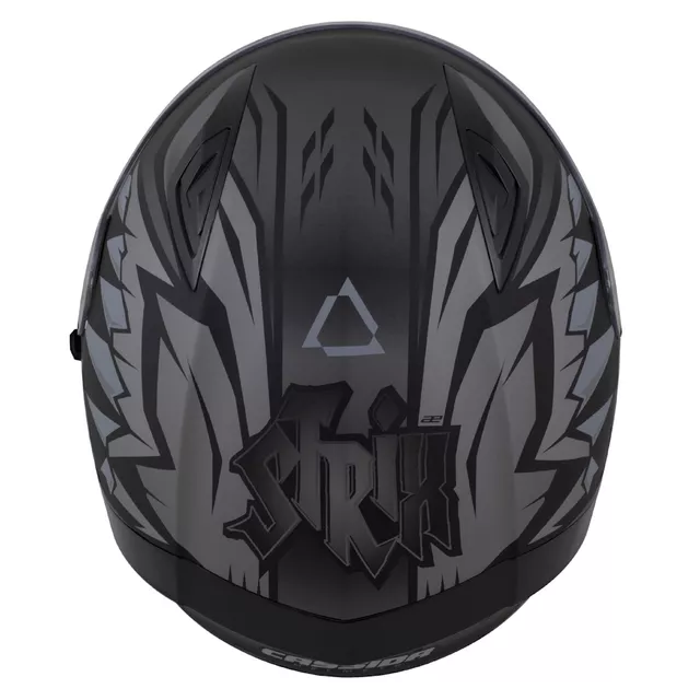 Cassida Orbit StriX Motorradhelm schwarz matt/grau