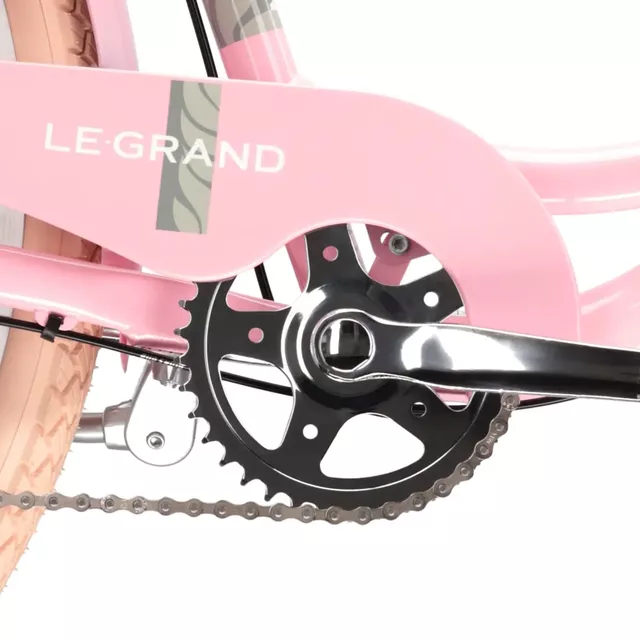 Damen-Stadtfahrrad Le Grand Lille 2 28" Gen 001 - růžová / šedá / lesk