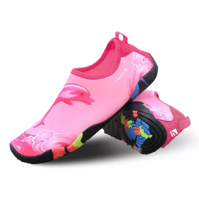 Kinder-Wasserschuhe inSPORTline Sunio - blau - rosa