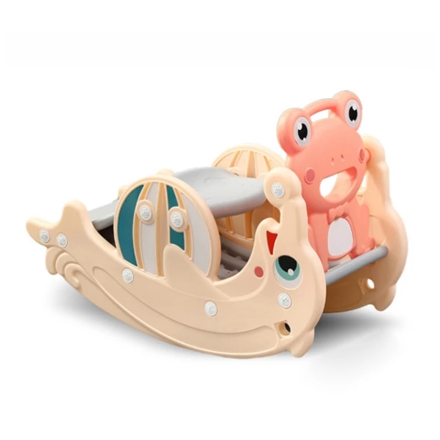 Kinderrutsche und Schaukel 3in1 inSPORTline Frofino - orange