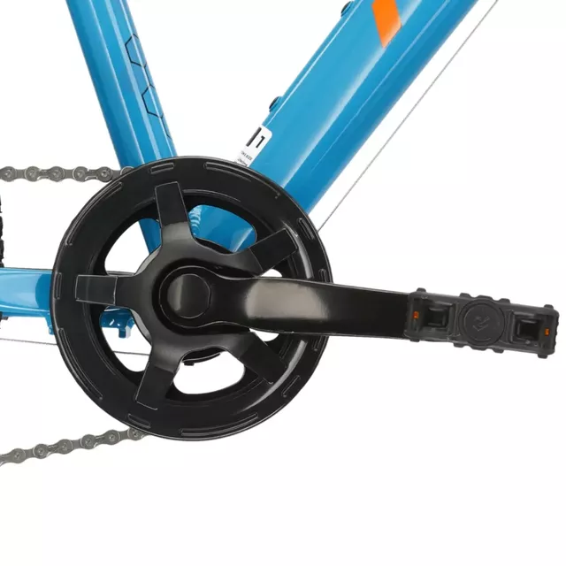 Junior Fahrrad Kross Hexagon JR 1.0 24" Gen 006 - námořnická modrá / žlutá / lesk