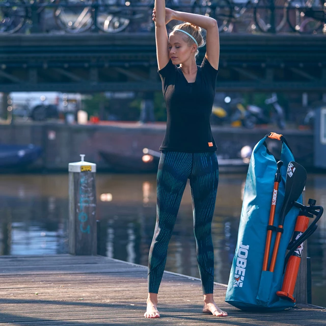 Damen-T-Shirt JOBE Discover Nero schwarz