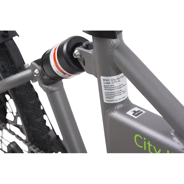 Falt E-Bike Llobe city III grau