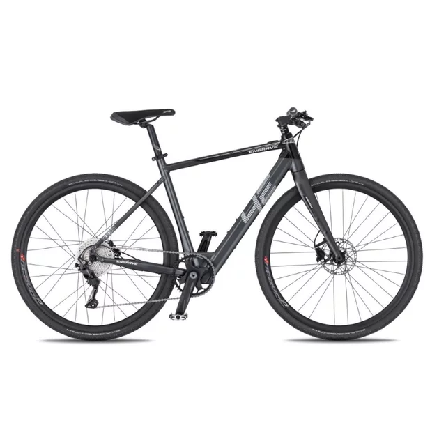 Gravel-E-Bike 4EVER ENGRAVE FLAT 28" - titan/hologram - titan/hologram