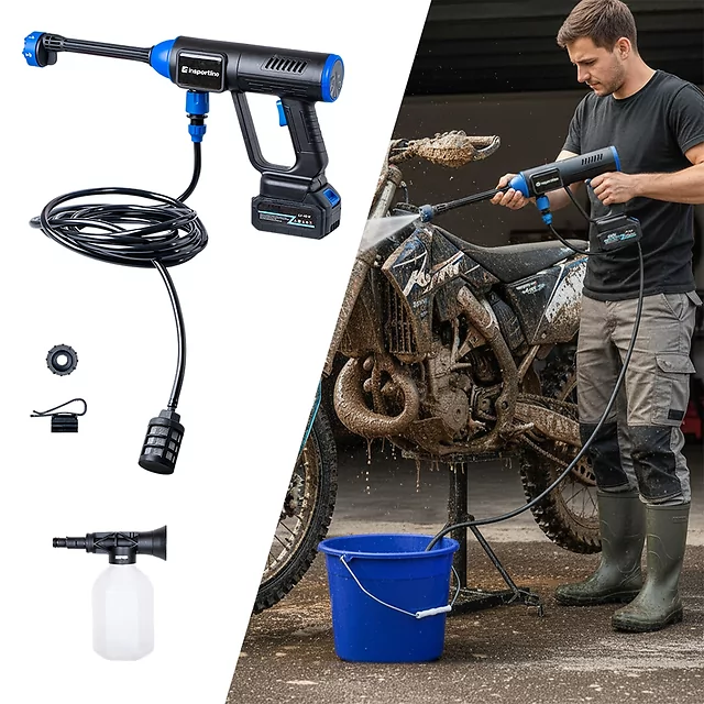 Kabellose Waschpistole inSPORTline Esedera