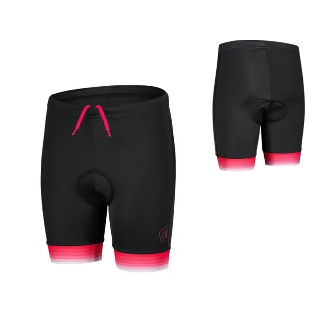 Kinder-Radhose Etape Junior 2.0 - schwarz/ rosa - schwarz/ rosa