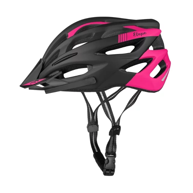 Fahrradhelm Etape Vesper - černá/růžová mat - černá/růžová mat