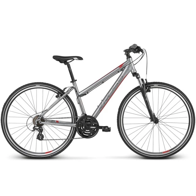 Damen Crossrad Kross Evado 2.0 D 28" Gen 004 - silber/rot - silber/rot