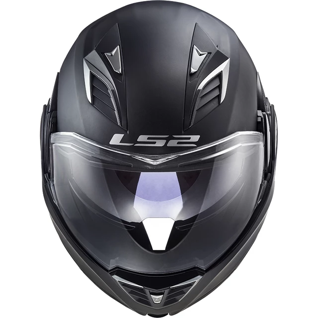 LS2 FF900 Valiant II Solid P/J Klappbares Motorradhelm - Matt Schwarz