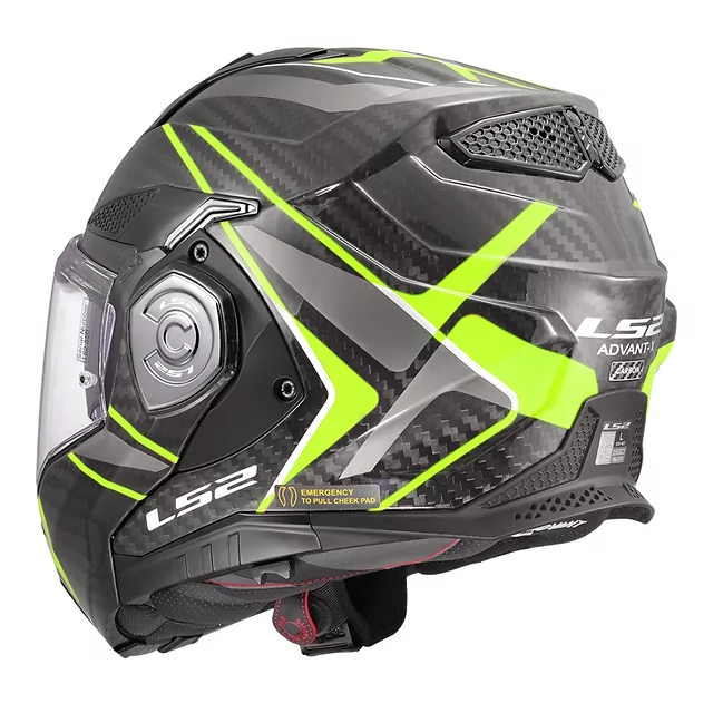 Klapphelm LS2 FF901 Advant X C Future II H-V Yellow P/J
