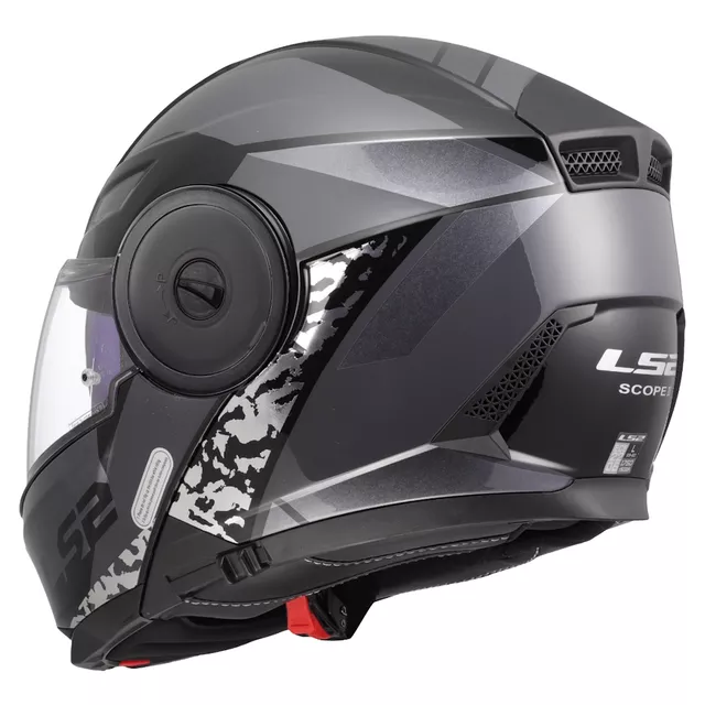 Klappbarer Motorradhelm LS2 FF902 Scope II Oxyd Black Titanium