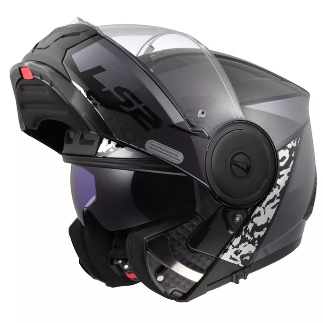 Klappbarer Motorradhelm LS2 FF902 Scope II Oxyd Black Titanium