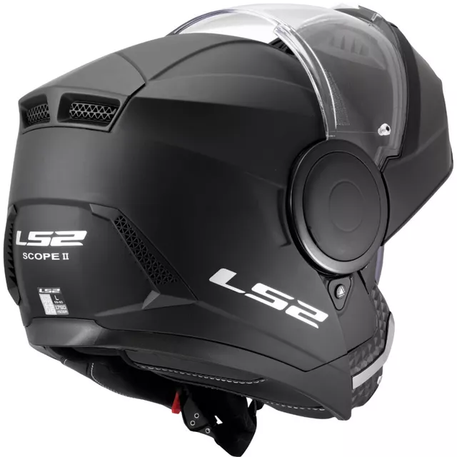 Klappbarer Motorradhelm LS2 FF902 Scope II Solid Matt Black