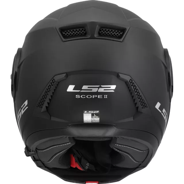 Klappbarer Motorradhelm LS2 FF902 Scope II Solid Matt Black