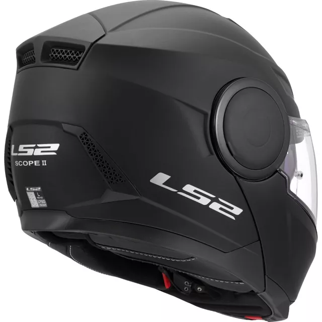 Klappbarer Motorradhelm LS2 FF902 Scope II Solid Matt Black