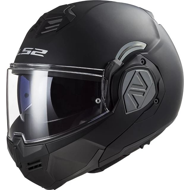 Klappbarer Motorradhelm LS2 FF906 Advant Solid Matt Black P/J