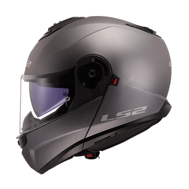 LS2 FF908 Strobe II Matt Titanium Klapphelm