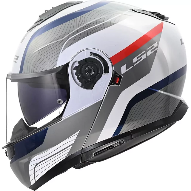 Klapphelm LS2 FF908 Strobe II MONZA Weiß Blau Rot