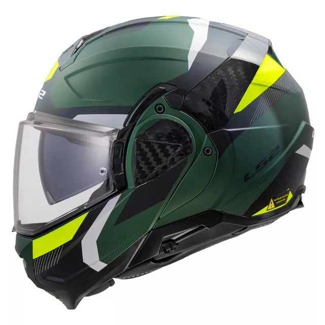 Flip-Helm LS2 FF910 Advant II Dreifach-Olive P/J