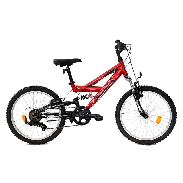 Kinderfahrrad Reactor Flash 20" - Modell 2024 - tmavě červená-černá