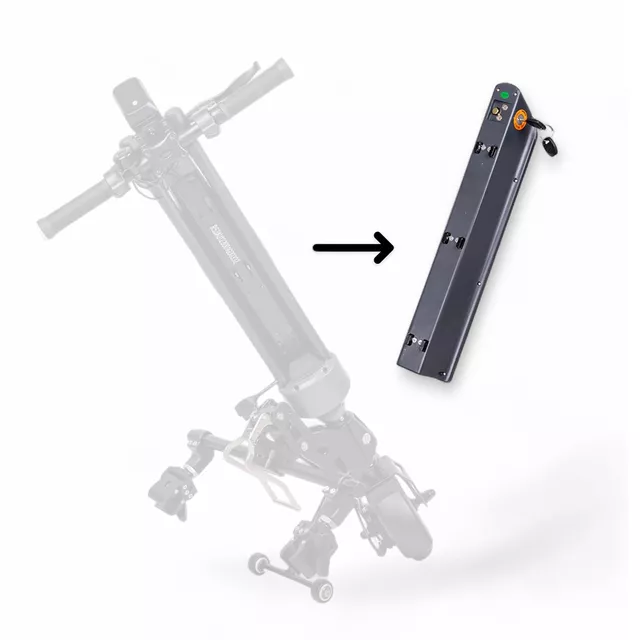 Ersatzbatterie 36V 7,5Ah für den elektrischen Rollstuhlantrieb inSPORTline Oppatia