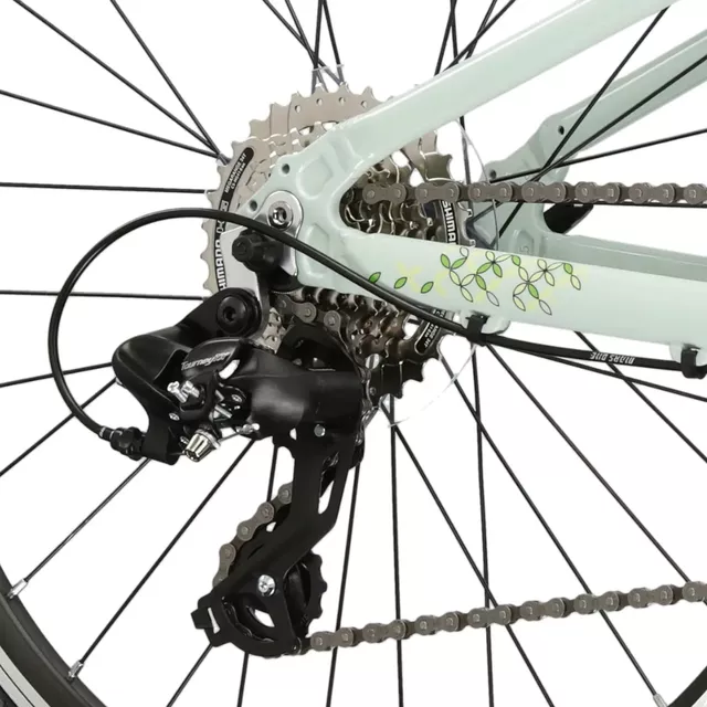 Junior Mädchen Fahrrad Kross LEA JR 1.0 24" Gen 006 - mátová / zelená / lesk