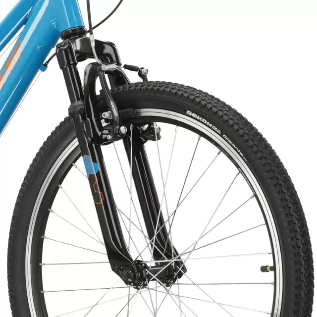 Junior Fahrrad Kross Hexagon JR 1.0 24" Gen 006 - námořnická modrá / žlutá / lesk