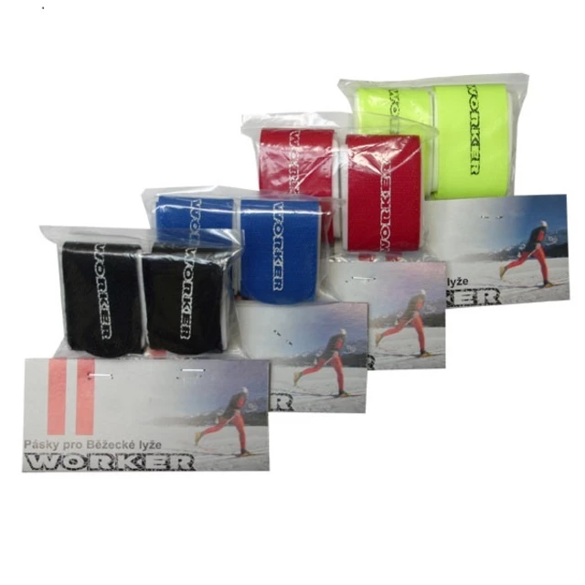 WORKER Spannbänder für Langlaufski - blau