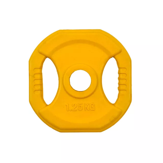 inSPORTline Pump eckige gummibelegte Scheibe 1,25 kg