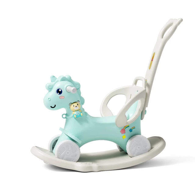 4in1 inSPORTline Mustangino Schaukelpferd und Babywippe - mint