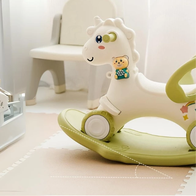 4in1 inSPORTline Unicorino Schaukelpferd und Babywippe